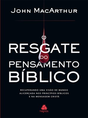 cover image of O resgate do pensamento bíblico